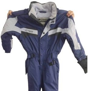 Columbia vintage snowsuit ski suit kid/ Columbia ensemble ski une piece enfant